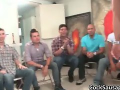 Group of sexy and horny men suck cock part2