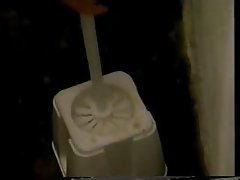 Deepest anal on toilet