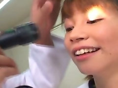 Sexy japanese girl sucking her doktors