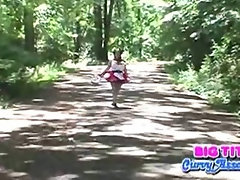 Maria Moore As Busty Red Riding Hood