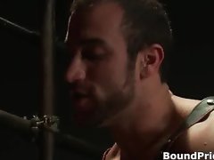 Noah blindfolded and tortured gay BDSM part6