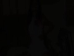 brunett teen stripping naked
