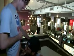 Interracial amateur gay thug tries some white cock