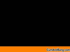 CumBang - Interracial gangbang blowjob and bukkake video 19