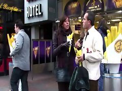 Tourist being escorted in Amsterdam
