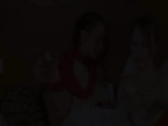 one lucky poof and two sexy lesbians