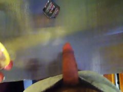Mexican masturbating with  condom