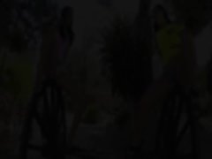 Restless nymphs peeing outside