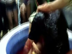 Check sexy college teens jelly wrestling