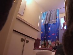 SpyCam - Teen In Bathroom