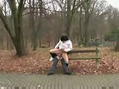 Old Man Fucks Dirty Teen Girl in the Park by snahbrandy