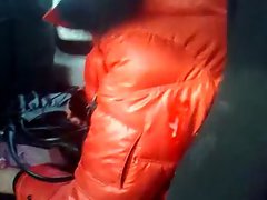 cum on bus