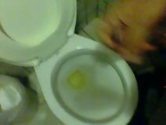 Jacking Off at Public Bathroom