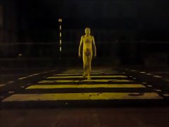 Nude in Public at Night