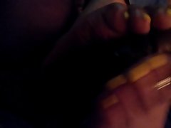 footjob from sister