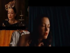 Julie Dreyfus sex scene in Inglourious Basterds (slow loop)