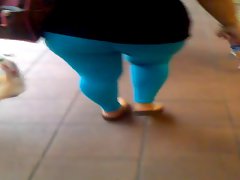 leggins celeste