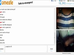 Omegle 82 (Rubbing BIG TITS for quick cumshot)