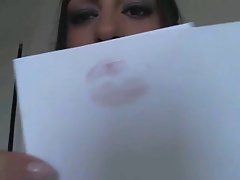 Lipstick jerk off encouragement JOI