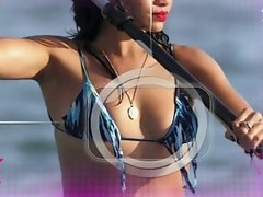 Rihanna - Bikini Booty Surfing compilation