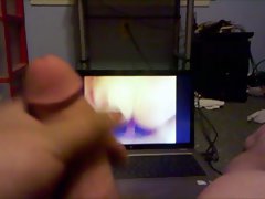 Jerking off too a friends home video