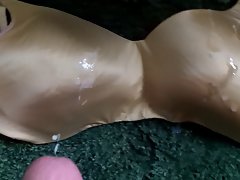 cum on wifes bra 2