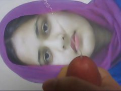 Gman Cum on Face of a Sexy Indian Slut in Hijab (tribute)