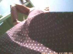51.Upskirt2011 -  Dotted dress and tight panties