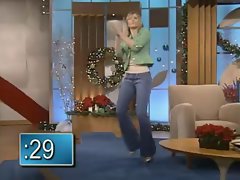 Jessica Biel is shaking her booty on Ellen