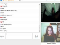 omegle 40 (2 shocked girls watch me cum)