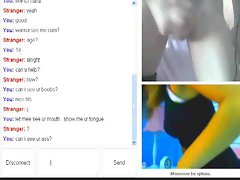 omegle capture masturbation whit a blonde