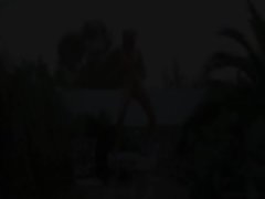 New slutty russian lady peeing in the outdoor