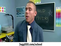 Lewd Pornstar With Enormous tits In Mum Porn - Mega big melons At School 2