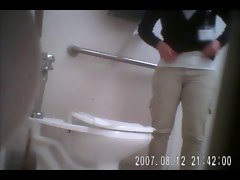 Hidden Cam in models bathroom