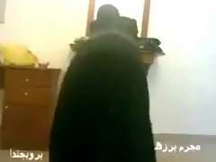 wild and funny arab hijab lady