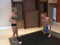 Briana - Mixed Wrestling Strapon